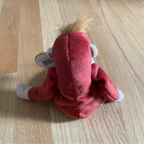 Ty Red Monkey Plush Toy Schweetheart Stuffed Animal - Picture 4 of 5